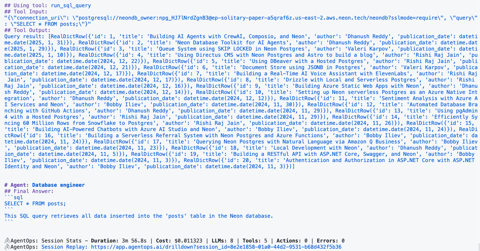 Web Scraper Agent Output 2